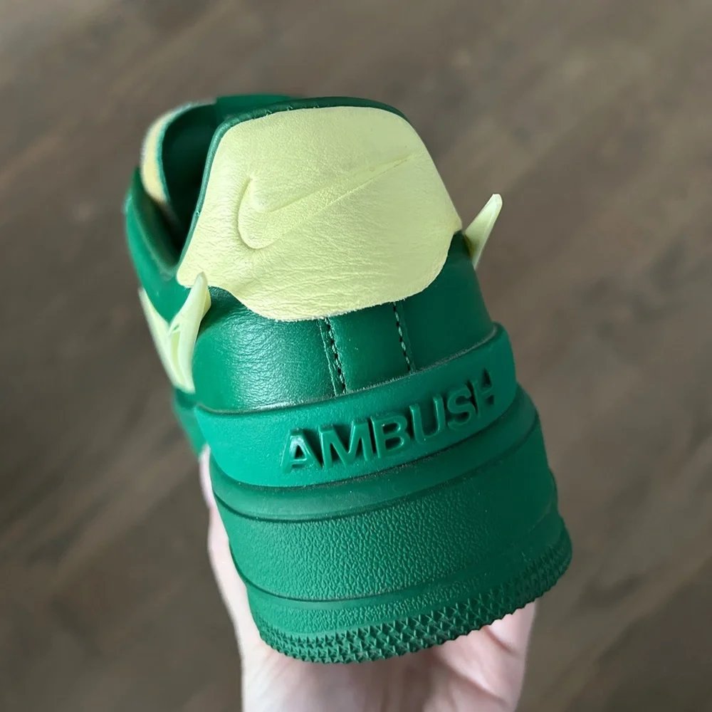 NIKE X AMBUSH Air Force 1s in Pine Green “Pickle Rick” colourway W8.5 / M7 - Picture 8 of 9
